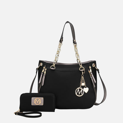 MKF Collection by Mia K. - Lina Shoulder Bag and Wallet Set