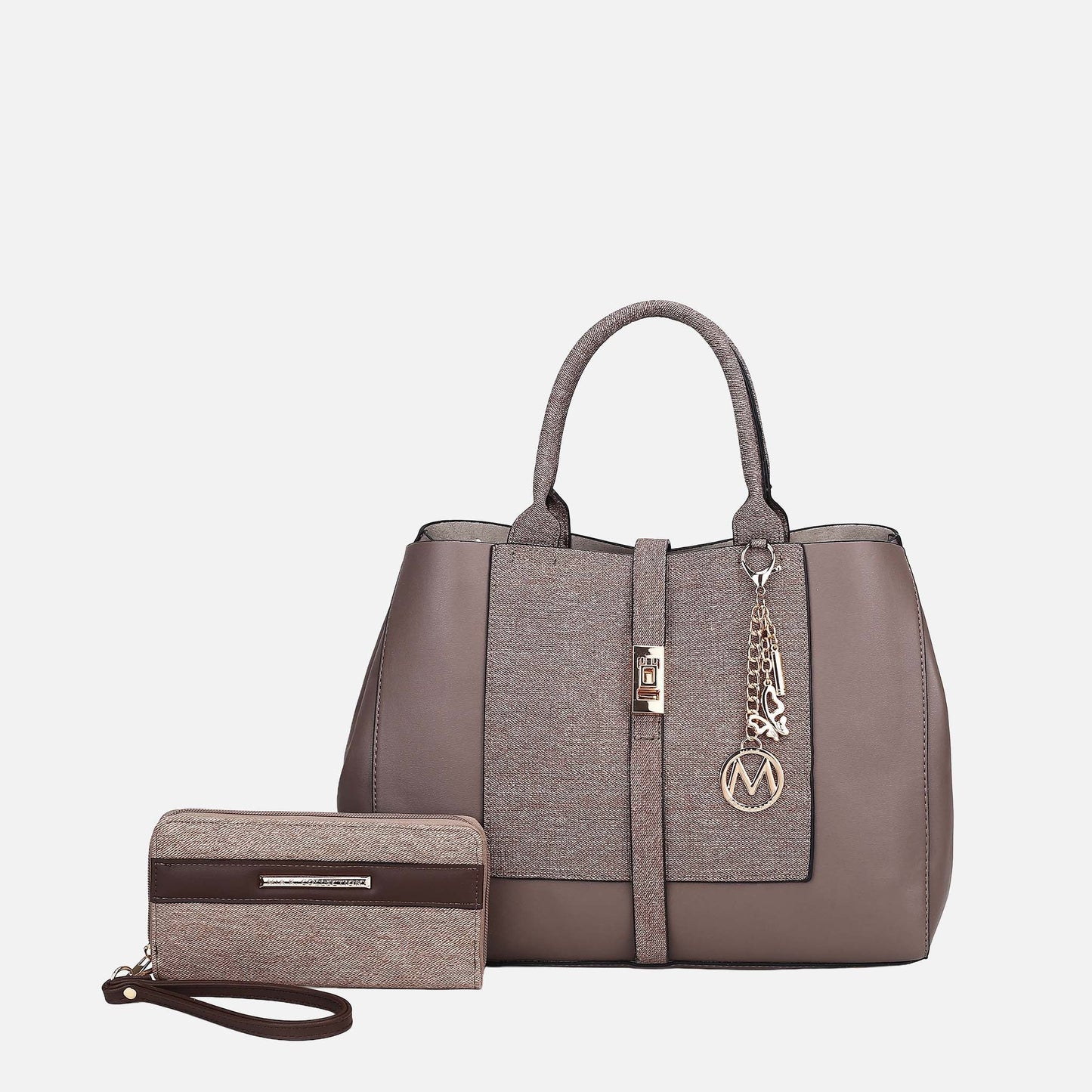 MKF Collection by Mia K. - Yola II Tote Bag and Wallet Set