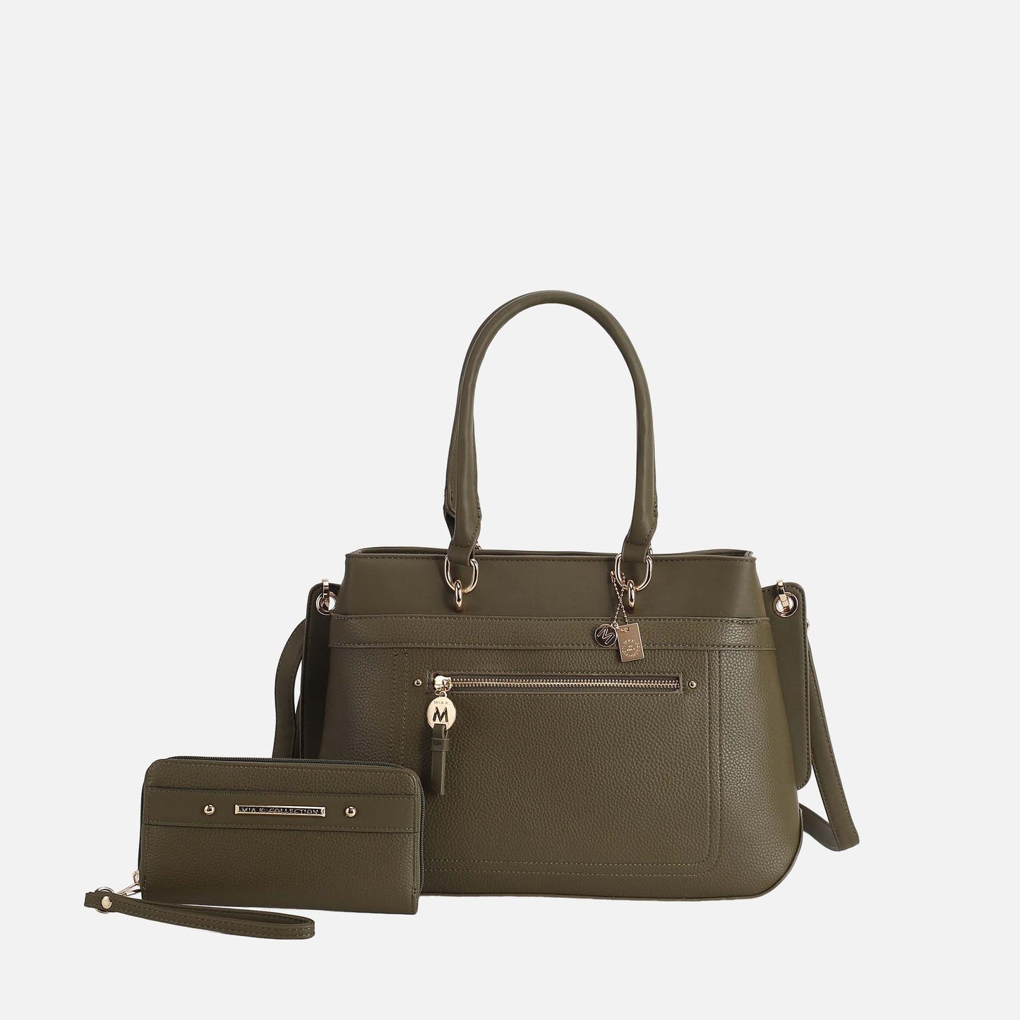 MKF Collection by Mia K. - Gardenia Tote Bag and Wallet Set