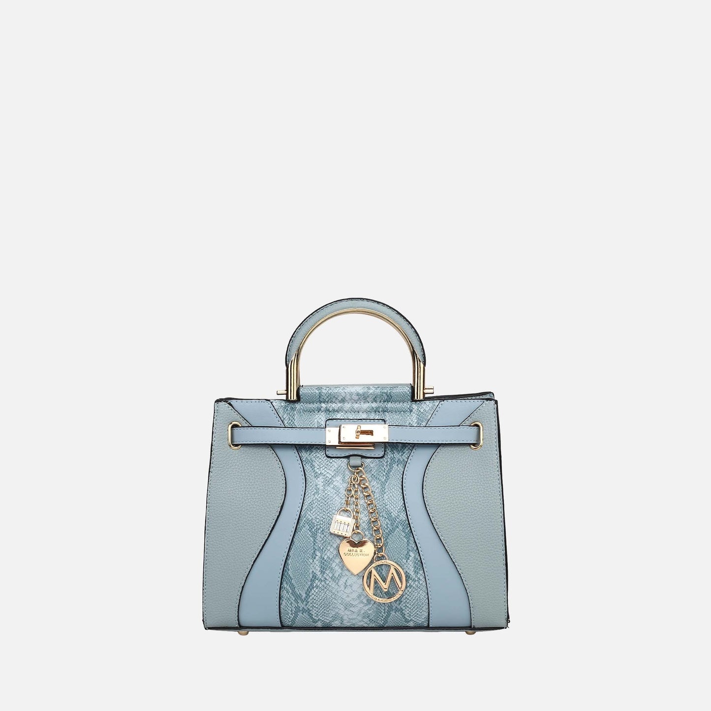 MKF Collection by Mia K. - Cassia Snake embossed Satchel Bag