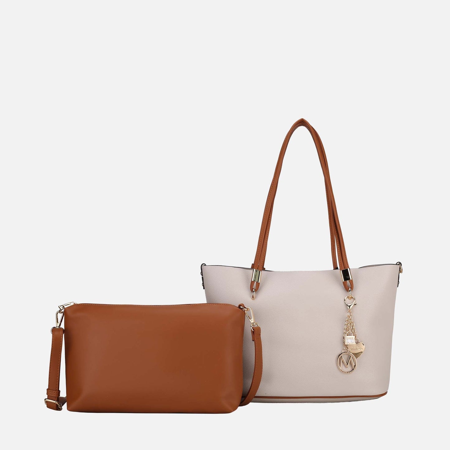 MKF Collection by Mia K. - Malay Tote Bag and Cosmetic Pouch Set