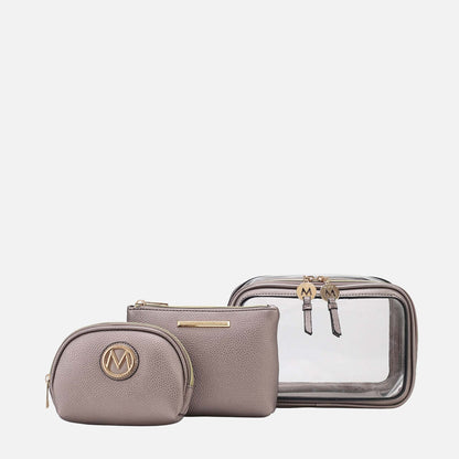 MKF Collection by Mia K. - Laura Cosmetic Case and Set