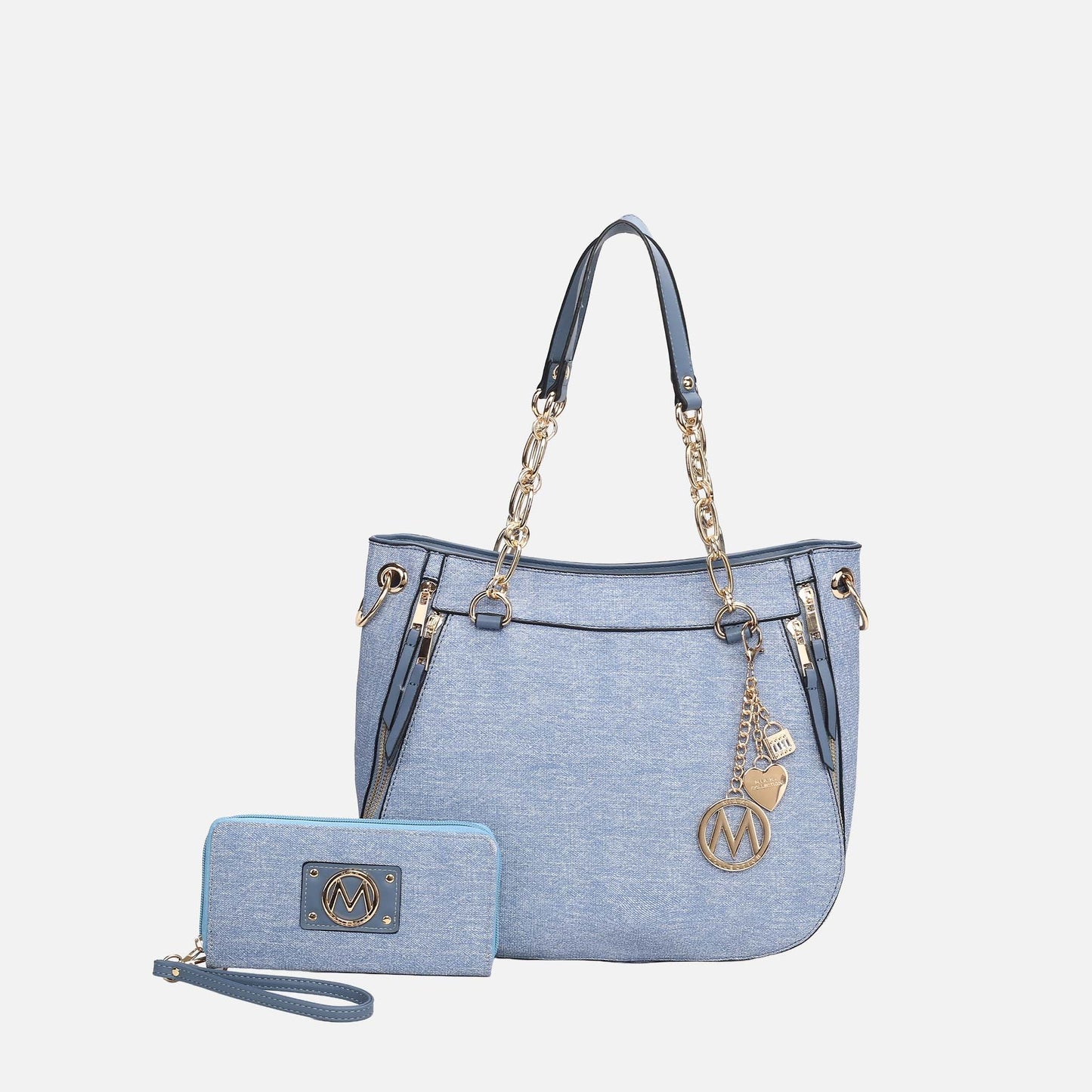 MKF Collection by Mia K. - Lina ll Tote Bag and Wallet set