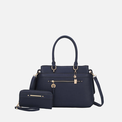 MKF Collection by Mia K. - Gardenia Tote Bag and Wallet Set