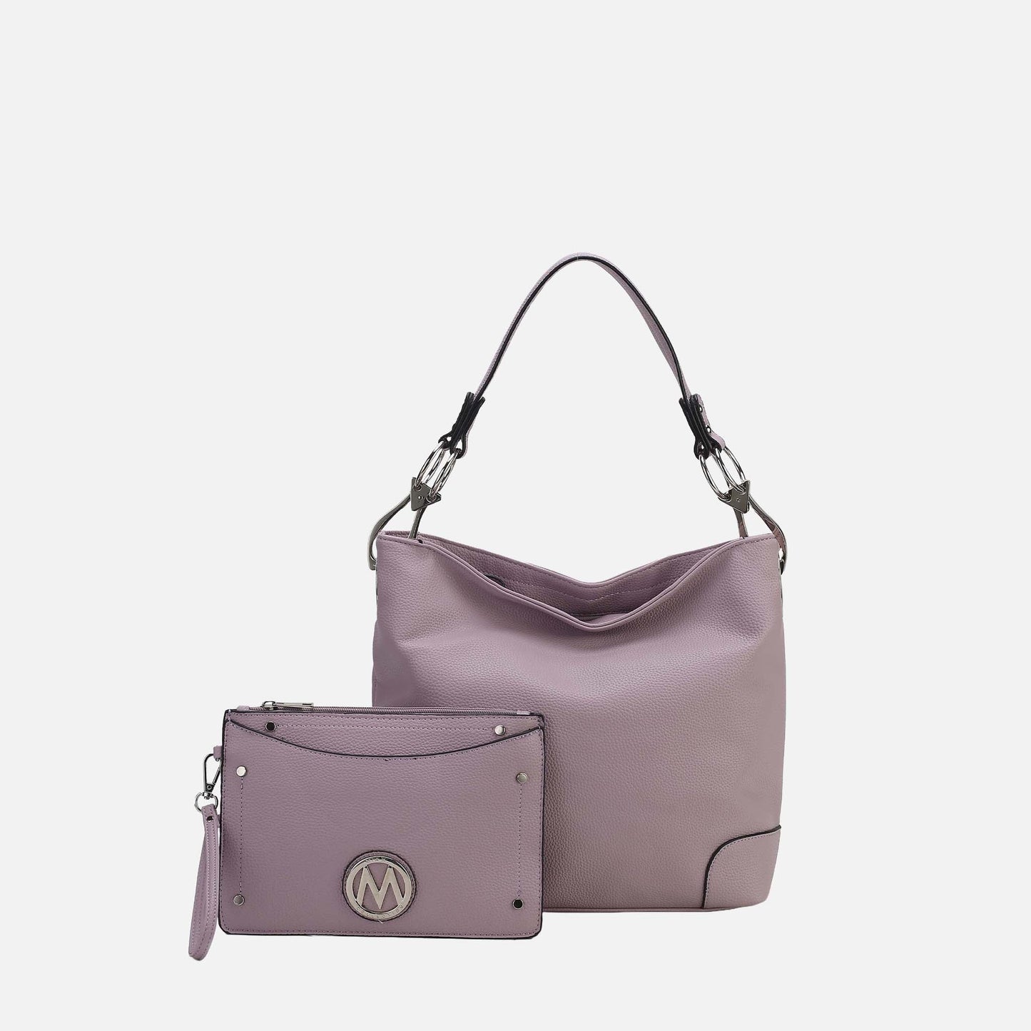 MKF Collection by Mia K. - Viviana Hobo Bag and Wristlet Set