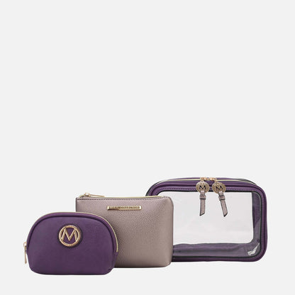 MKF Collection by Mia K. - Laura Cosmetic Case and Set