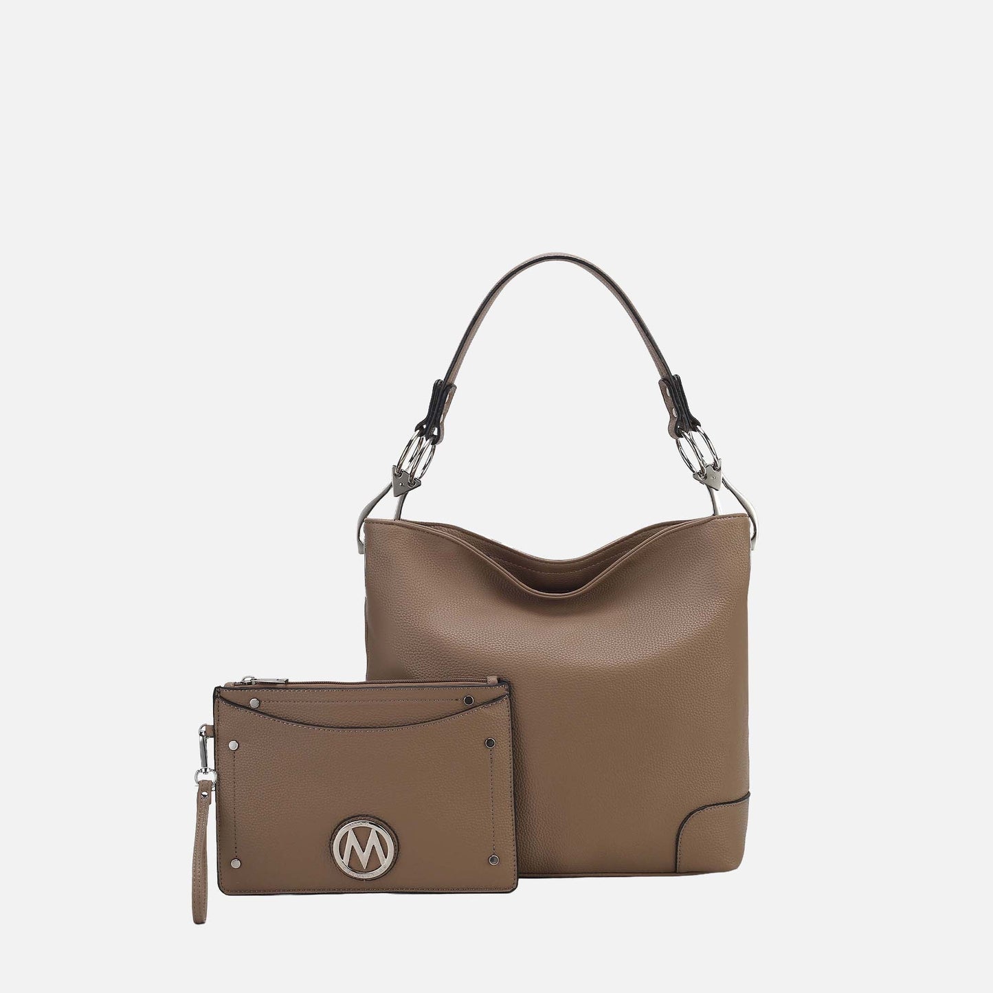 MKF Collection by Mia K. - Viviana Hobo Bag and Wristlet Set