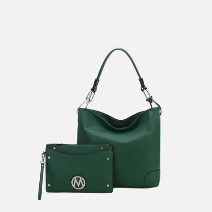 MKF Collection by Mia K. - Viviana Hobo Bag and Wristlet Set