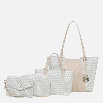 MKF Collection by Mia K. - Lippa M Signature Tote and Set