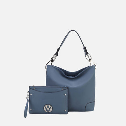 MKF Collection by Mia K. - Viviana Hobo Bag and Wristlet Set