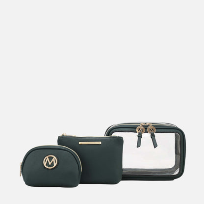 MKF Collection by Mia K. - Laura Cosmetic Case and Set