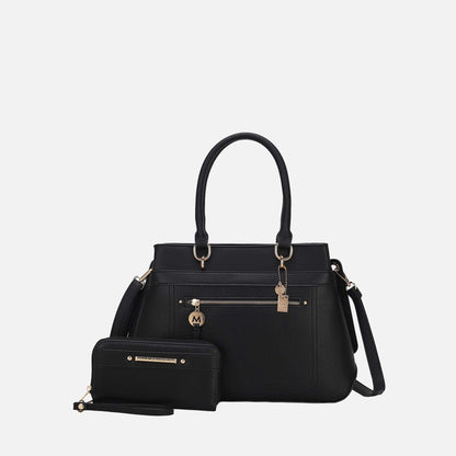 MKF Collection by Mia K. - Gardenia Tote Bag and Wallet Set