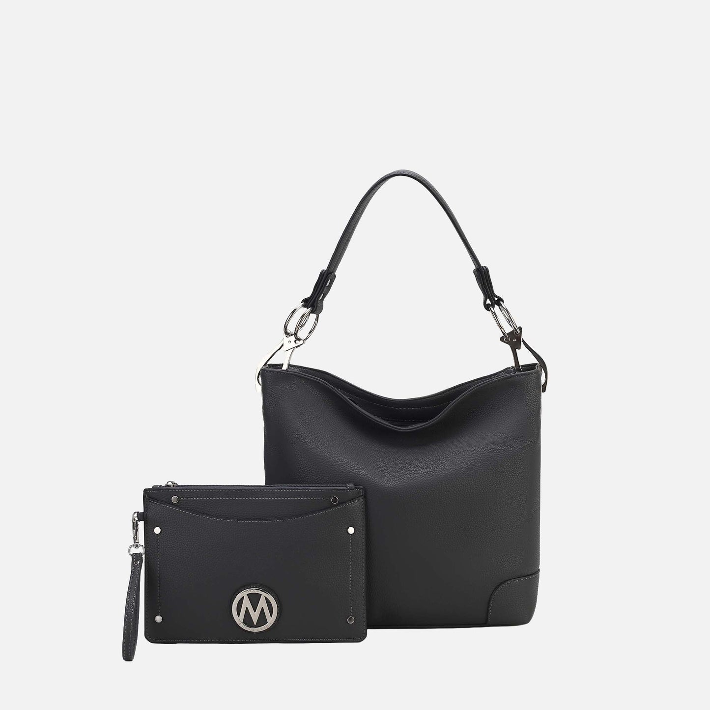 MKF Collection by Mia K. - Viviana Hobo Bag and Wristlet Set