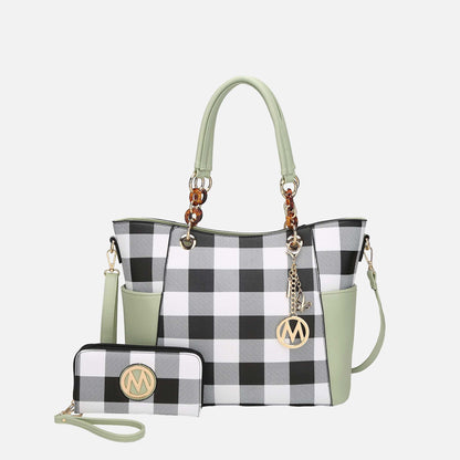 MKF Collection by Mia K. - Bonita Tote Bag and Wallet Set