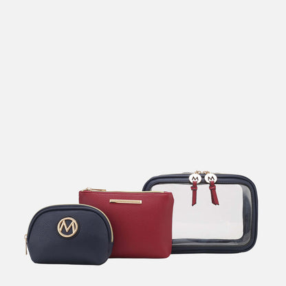 MKF Collection by Mia K. - Laura Cosmetic Case and Set