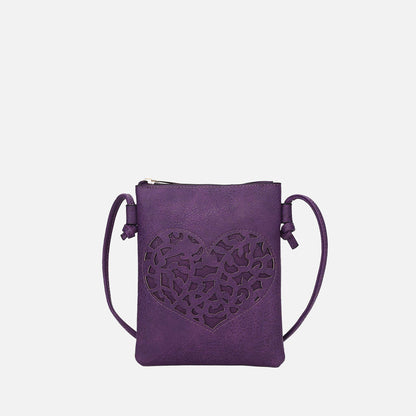 MKF Collection by Mia K. - Heartly Crossbody Bag