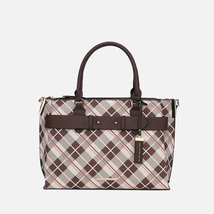 MKF Collection by Mia K. - Vivian Plaid Shoulder Bag