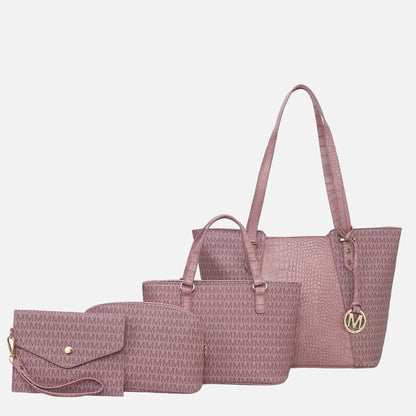 MKF Collection by Mia K. - Lippa M Signature Tote and Set