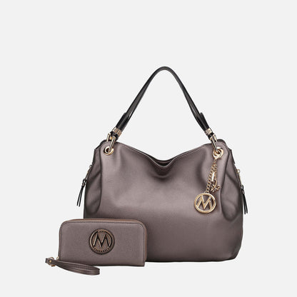 MKF Collection by Mia K. - Fabienne Hobo Bag and Wallet Set