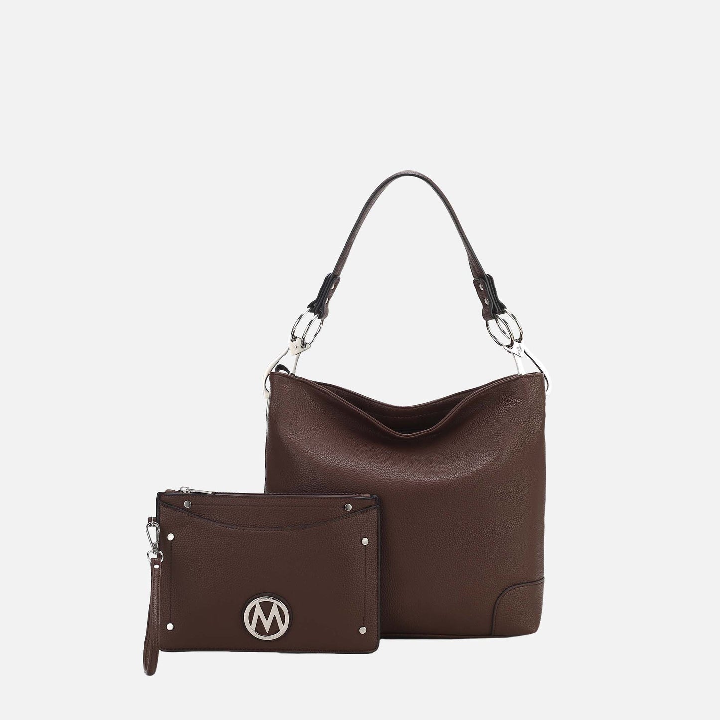 MKF Collection by Mia K. - Viviana Hobo Bag and Wristlet Set