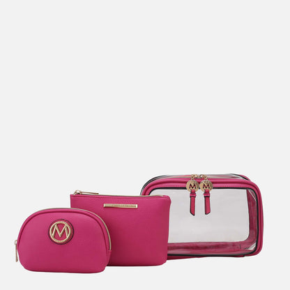 MKF Collection by Mia K. - Laura Cosmetic Case and Set