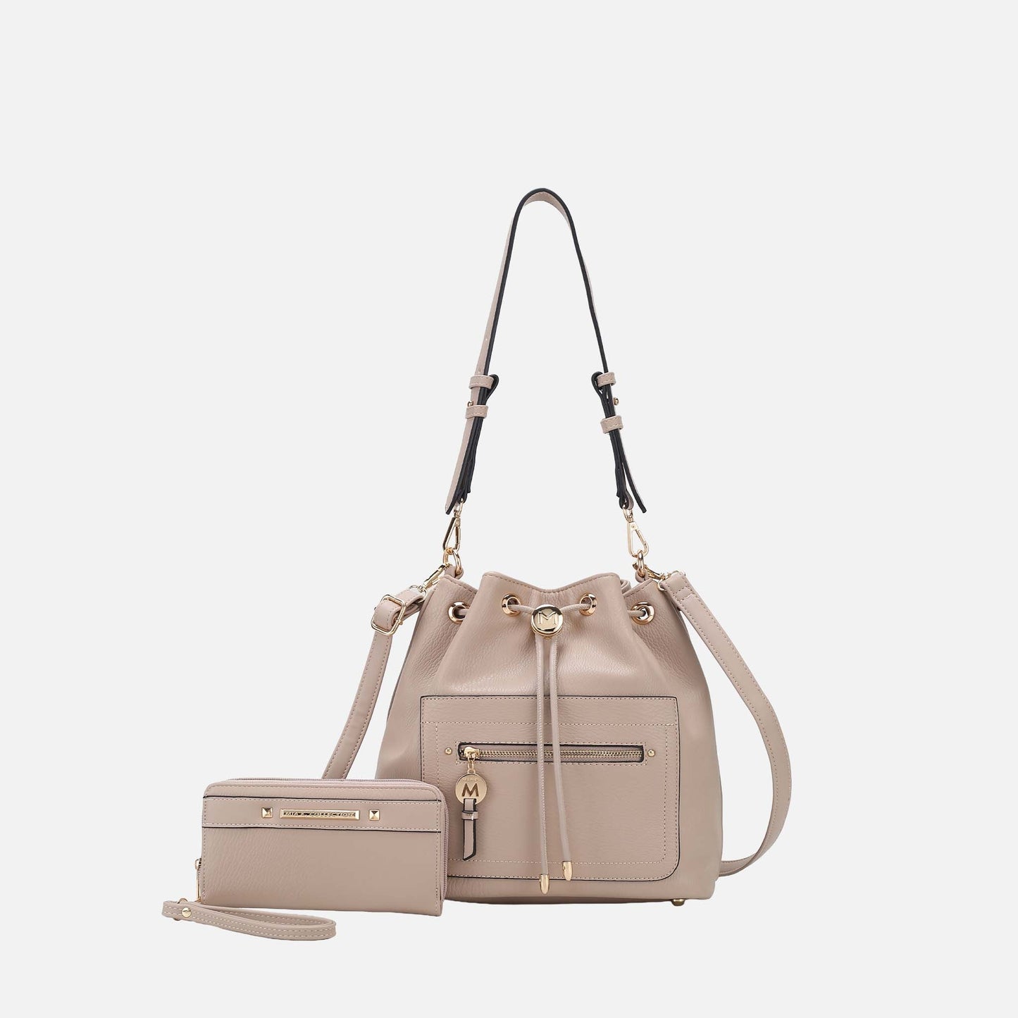 MKF Collection by Mia K. - Larissa Bucket Bag and Wallet Set