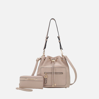 MKF Collection by Mia K. - Larissa Bucket Bag and Wallet Set