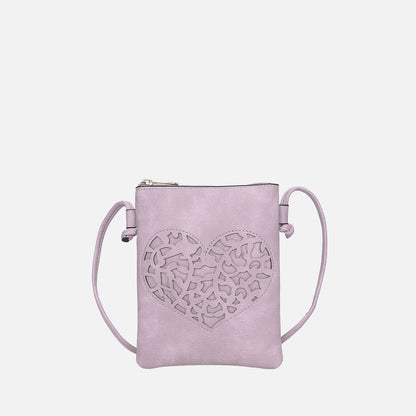 MKF Collection by Mia K. - Heartly Crossbody Bag
