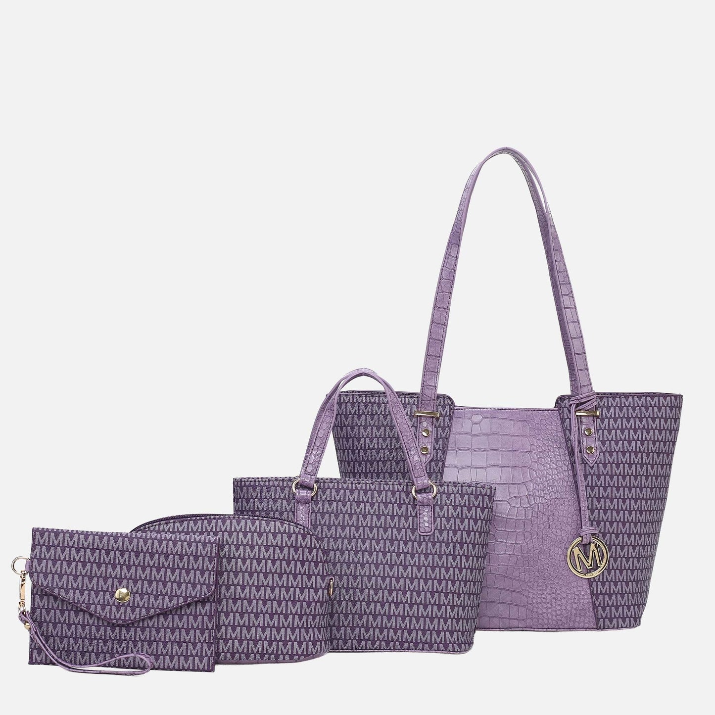 MKF Collection by Mia K. - Lippa M Signature Tote and Set