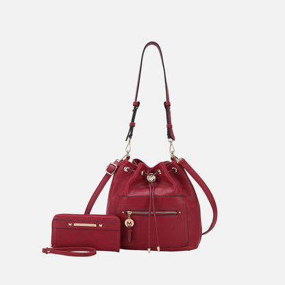 MKF Collection by Mia K. - Larissa Bucket Bag and Wallet Set
