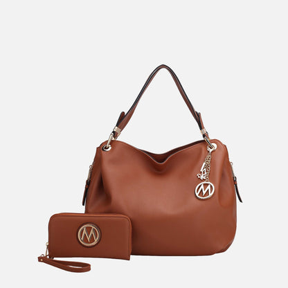 MKF Collection by Mia K. - Fabienne Hobo Bag and Wallet Set