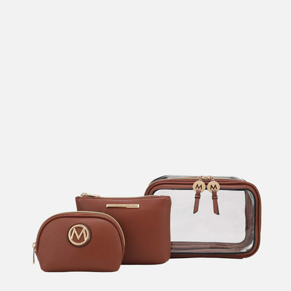 MKF Collection by Mia K. - Laura Cosmetic Case and Set
