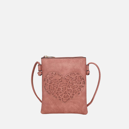 MKF Collection by Mia K. - Heartly Crossbody Bag