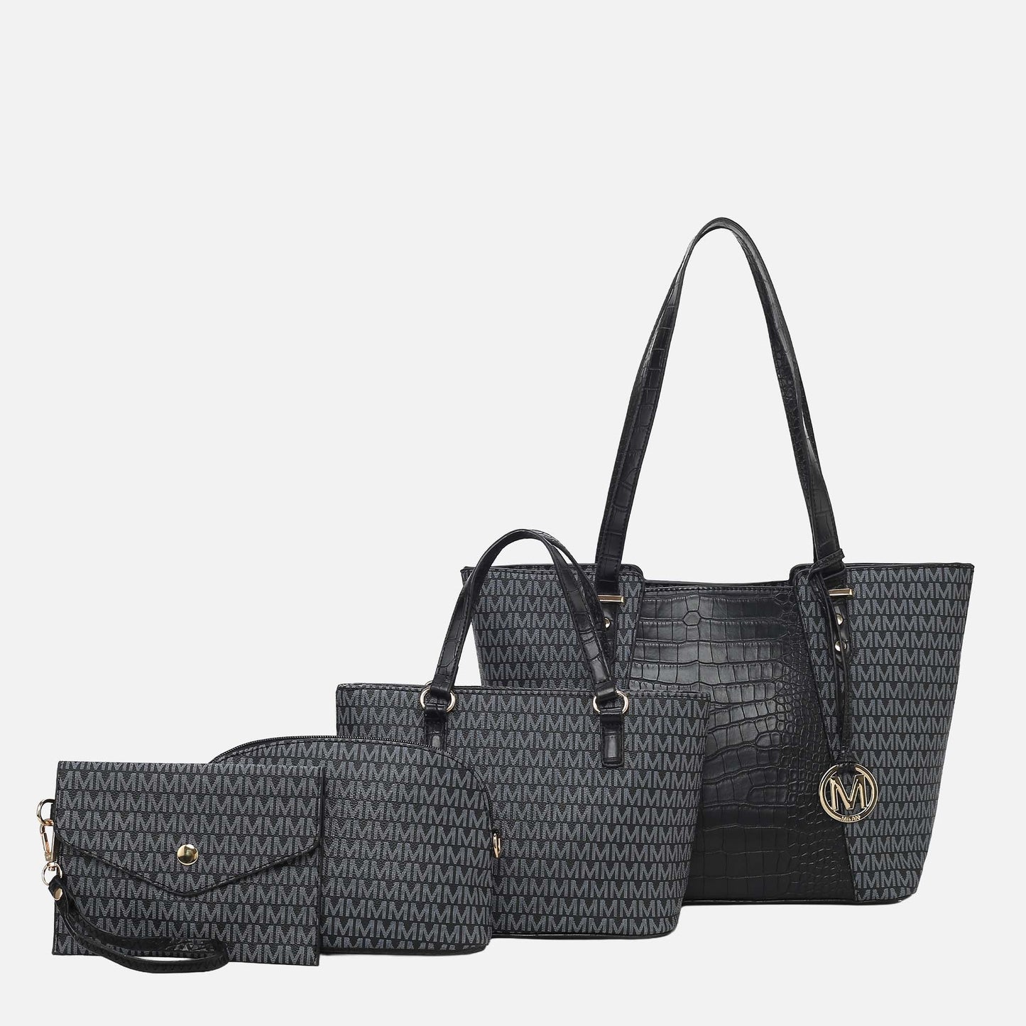 MKF Collection by Mia K. - Lippa M Signature Tote and Set