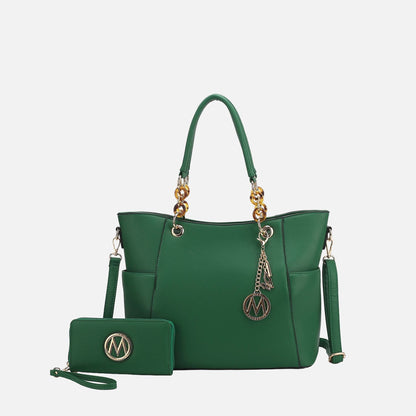 MKF Collection by Mia K. - Bonita Tote Bag and Wallet Set