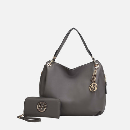 MKF Collection by Mia K. - Fabienne Hobo Bag and Wallet Set
