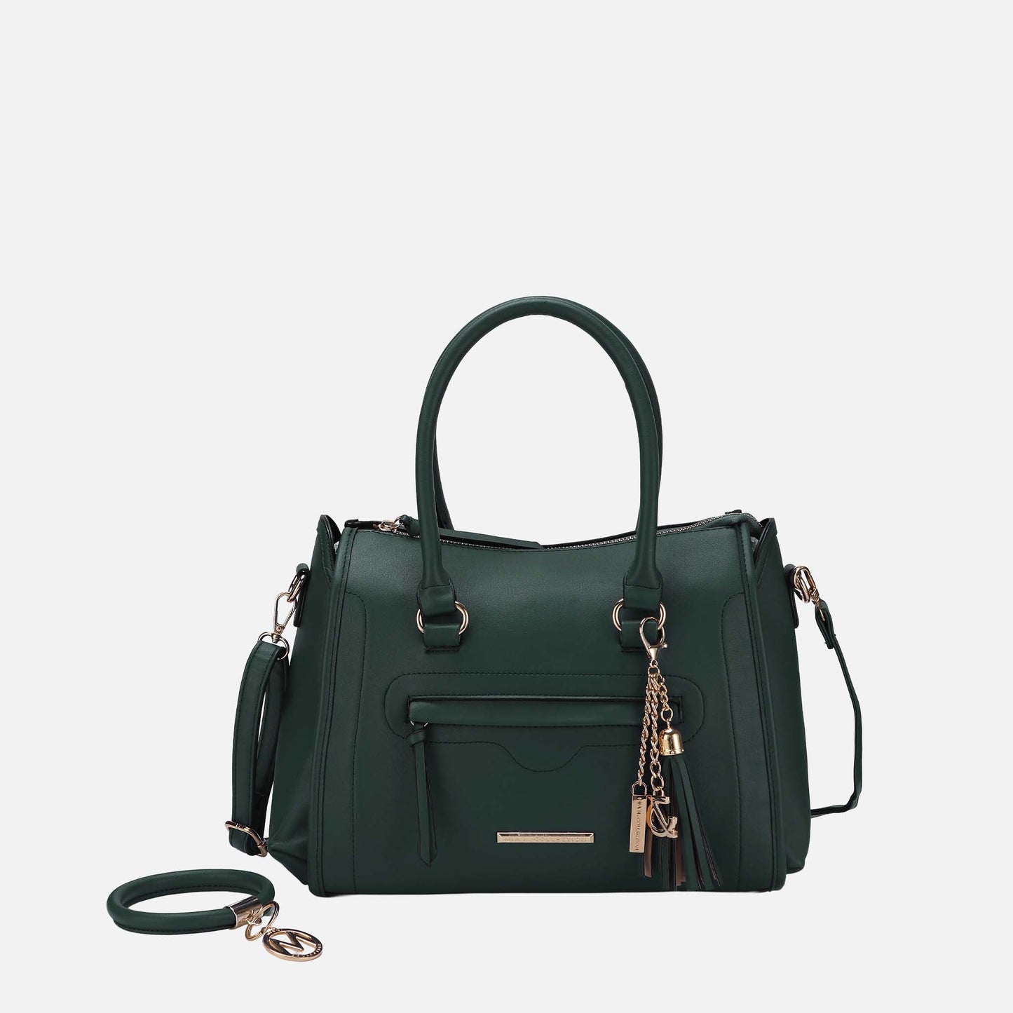 MKF Collection by Mia K. - Valeria Shoulder Bag and Bracelet Keyring