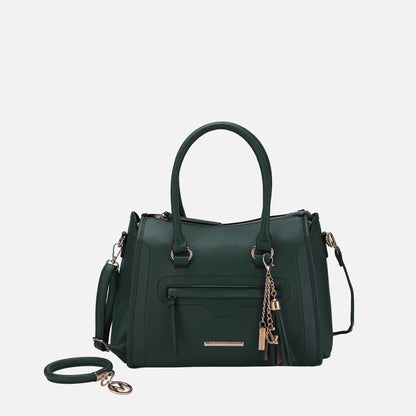 MKF Collection by Mia K. - Valeria Shoulder Bag and Bracelet Keyring