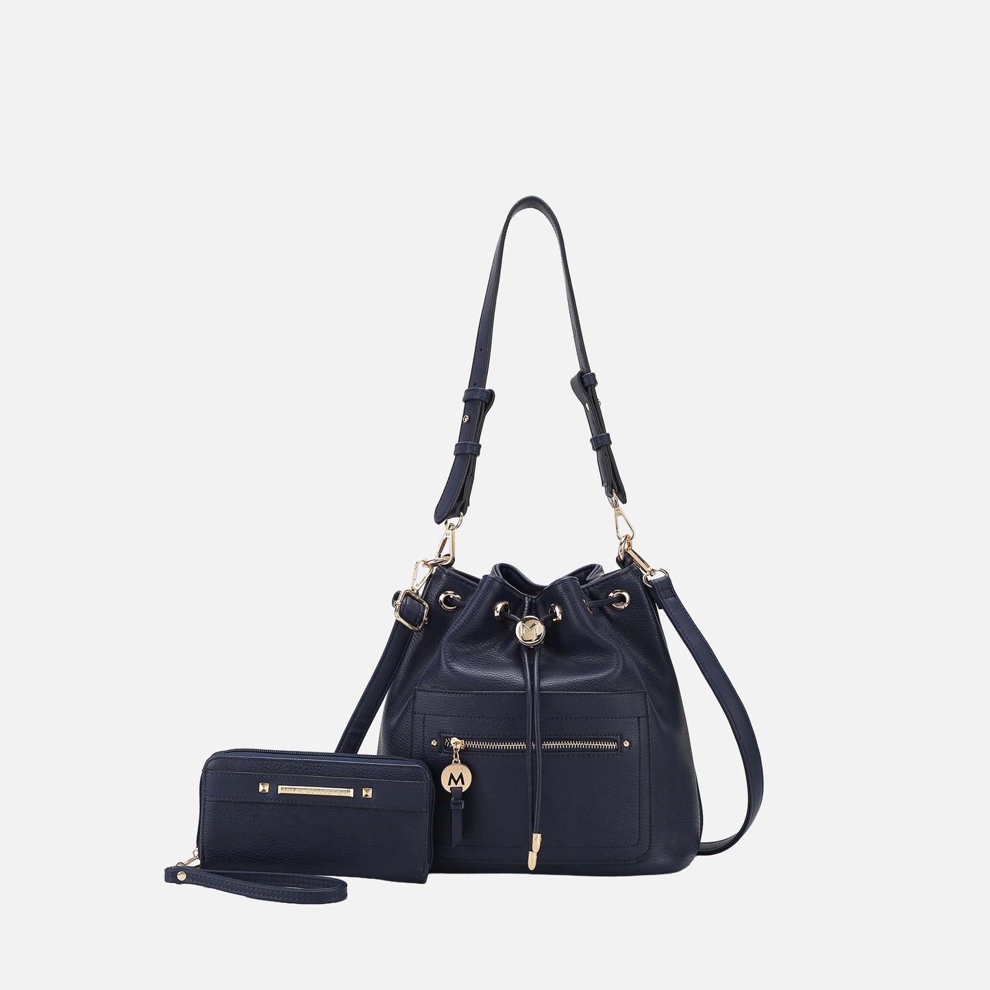 MKF Collection by Mia K. - Larissa Bucket Bag and Wallet Set