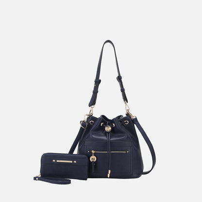 MKF Collection by Mia K. - Larissa Bucket Bag and Wallet Set