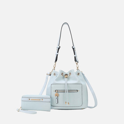 MKF Collection by Mia K. - Larissa Bucket Bag and Wallet Set