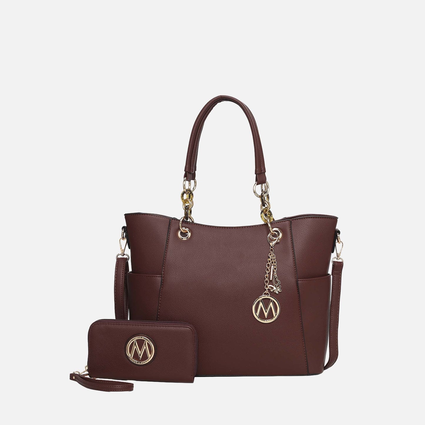 MKF Collection by Mia K. - Bonita Tote Bag and Wallet Set