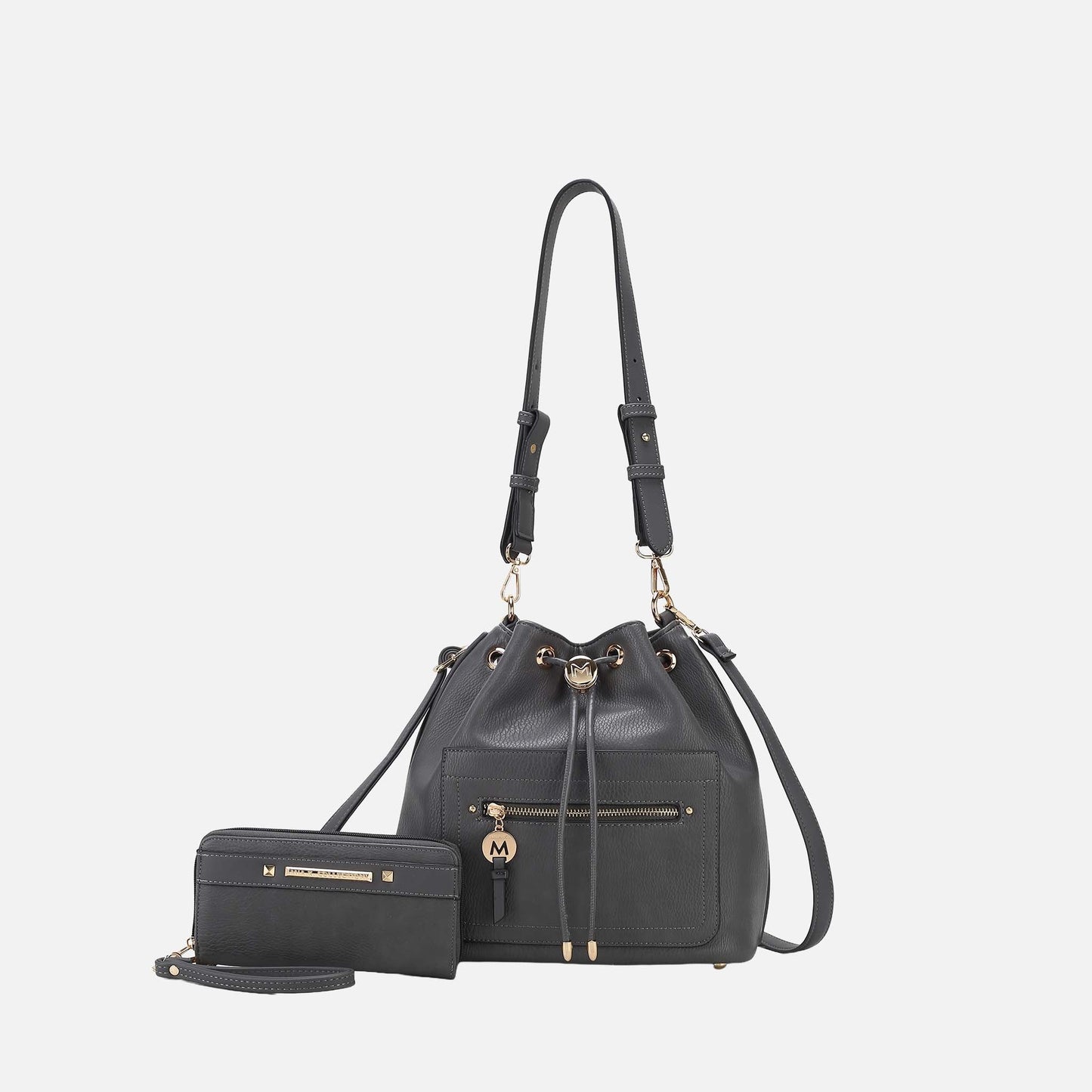 MKF Collection by Mia K. - Larissa Bucket Bag and Wallet Set