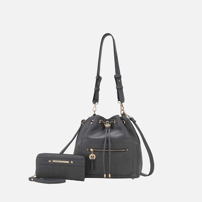 MKF Collection by Mia K. - Larissa Bucket Bag and Wallet Set