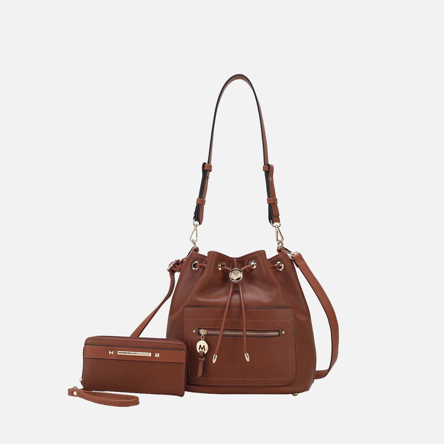 MKF Collection by Mia K. - Larissa Bucket Bag and Wallet Set
