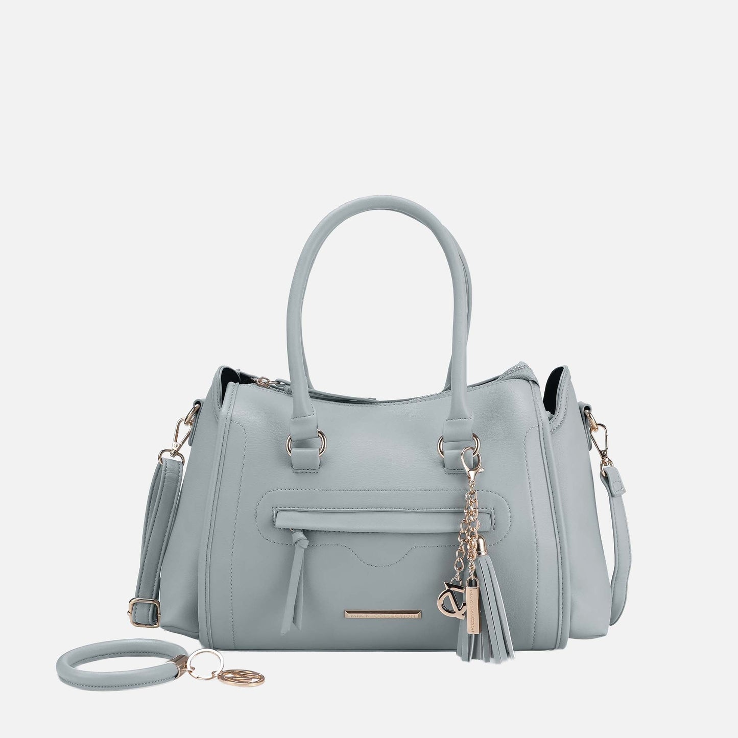 MKF Collection by Mia K. - Valeria Shoulder Bag and Bracelet Keyring