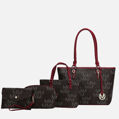 MKF Collection by Mia K. - Alexy Signature Tote Bag and Set