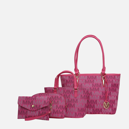 MKF Collection by Mia K. - Alexy Signature Tote Bag and Set
