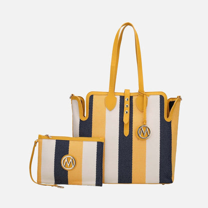 MKF Collection by Mia K. - Juliana Tote Bag and Wristlet Set