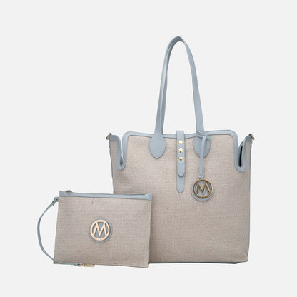 MKF Collection by Mia K. - Juliana Tote Bag and Wristlet Set